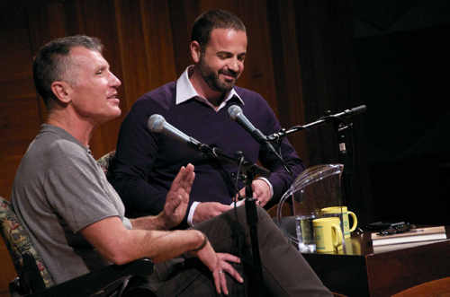 Cunningham_Valenzuela_1 Michael Cunningham with Tony Valenzuela