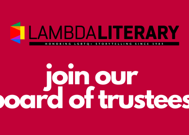 Lambda Literary: join our board of trustees