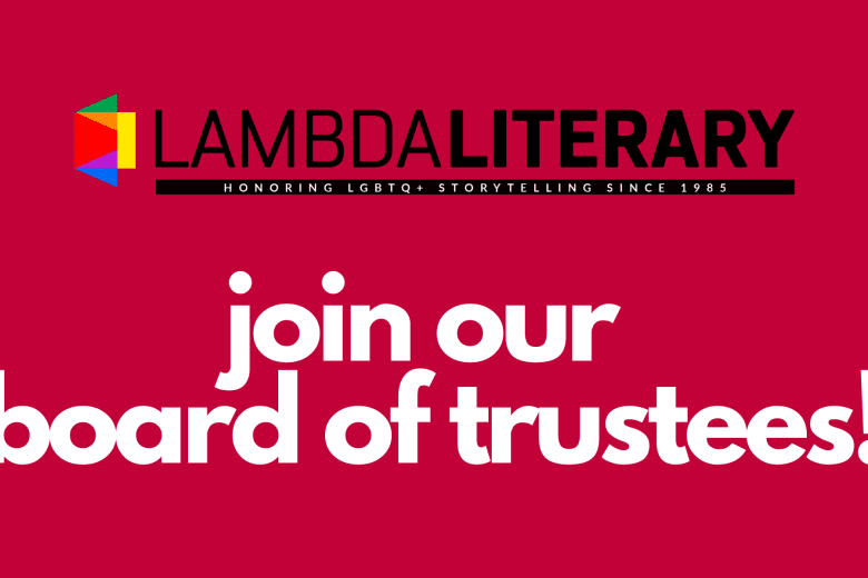 Lambda Literary: join our board of trustees