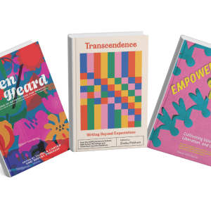 3 book covers against a white background